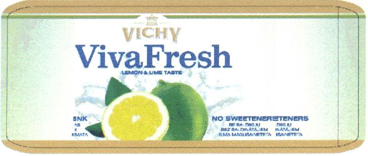 Prekės ženklas: VICHY VivaFresh LEMON&LIME TASTE